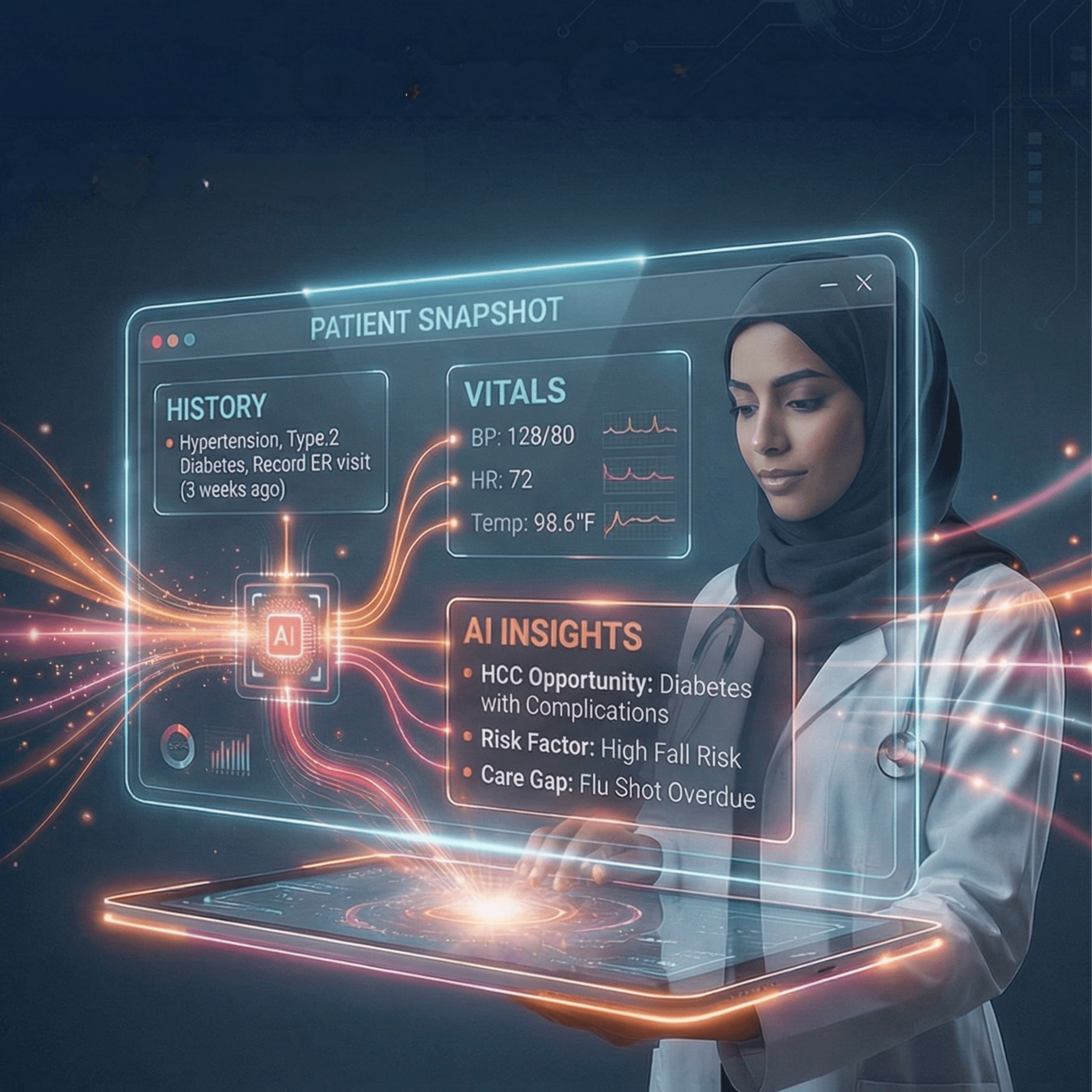 CDI clinical decision improvement analytics dashboard